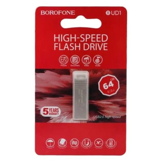 Флешка BOROFONE BUD1 64Gb