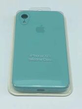 Чохол Silicone Case Copy Apple iPhone Xr Square Light blue  3