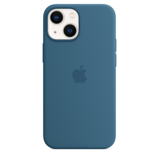 Silicone Case Original With MagSafe and Splash Screen Apple iPhone 13 Mini Abyss Blue
