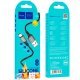 USB кабель HOCO X86 USB - Type-C, 1 метр, чорний