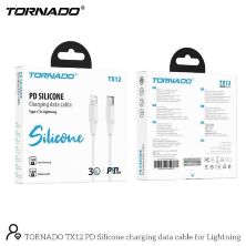 USB-L TORNADO TX12 Silicone Lighting PD20W 3A/1m Білый