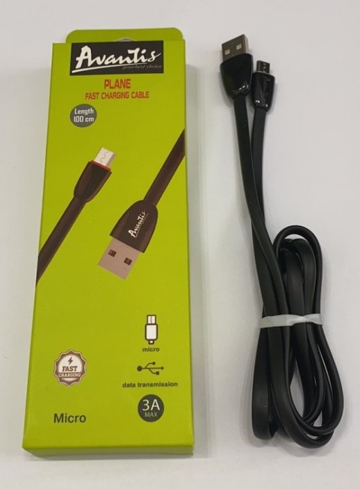 USB Cable Avantis A-22m Plane Micro Чорний