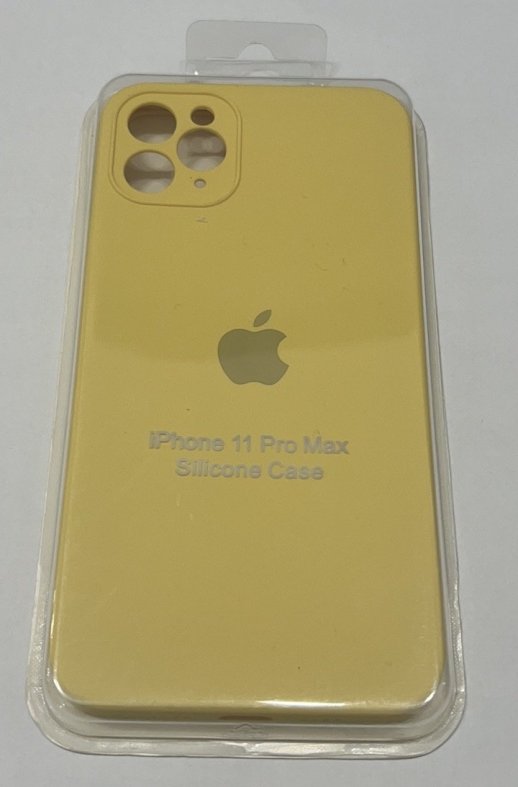 Чохол Silicone Case Copy Apple iPhone 11 Pro Max Square Mellow Yellow, 14