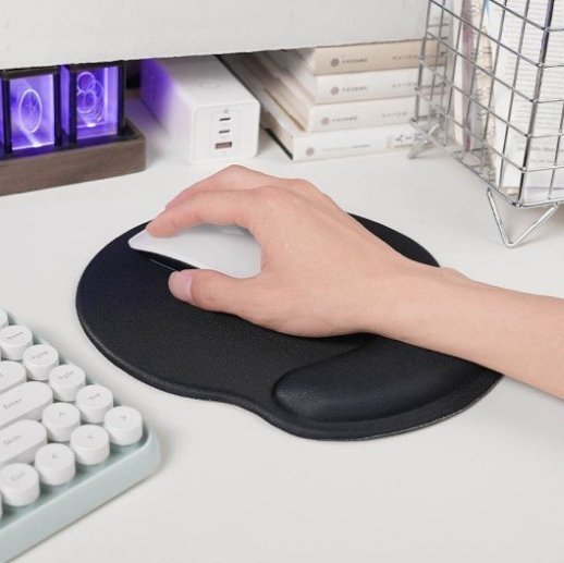 Килимок для мишки HOCO GM30 Polar Fox mouse pad with wrist support ЧОРНИЙ