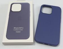 Чохол Leather Case Apple Iphone 13 Pro MagSafe Midnight