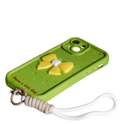 Чохол Lucky Bow Case для Apple iPhone 15 Green