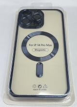 Case Magsafe With Frame for Apple Iphone 14 ProMax Midnight