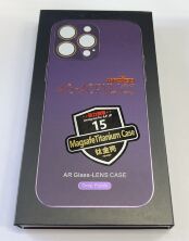 Чехол AG-ACRYLICS  Magsafe for Apple Iphone 15 Purple Titanium