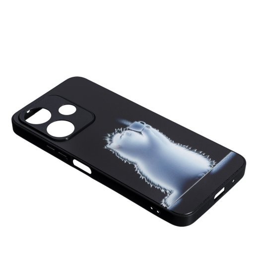 Накладка Fashion Mix для Xiaomi Redmi 13/Poco M6 White Cat