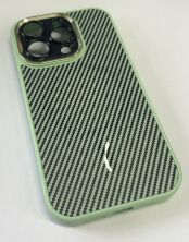 Case Carbone Shield Magsafe  for Apple Iphone 14 ProMax Green