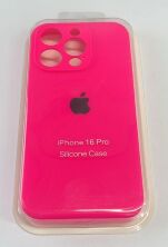 Чехол Silicone Case Copy Apple iPhone 16 Pro Square Shiny Pink 23