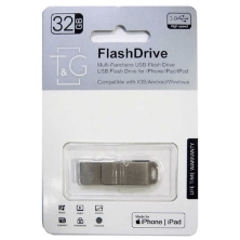 USB + Lightning  Flash Drive T&G TG008 32GB USB 3.0 глюк