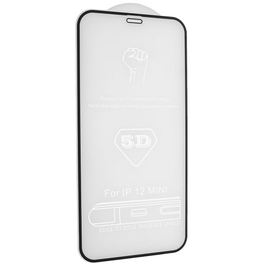Захисне скло 5D HI COPY для APPLE IPHONE 12 mini 5,4" ЧОРНИЙ