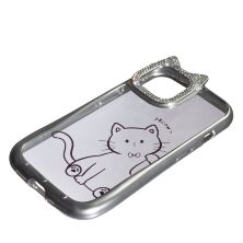 Силікон Cute Case для Apple iPhone 14 Pro Max Meow