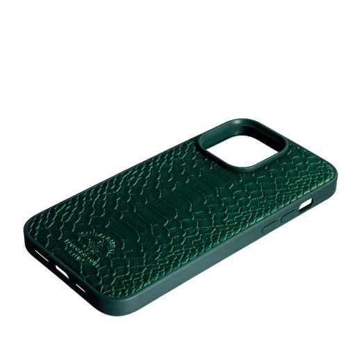 Накладка Santa Barbara Snake для Apple iPhone 15 Pro Green