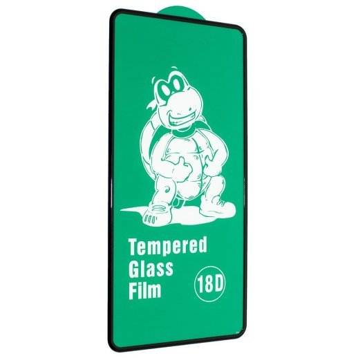 Захисне скло 18D із захисним бортом HUAWEI P40 2020 ЧОРНИЙ