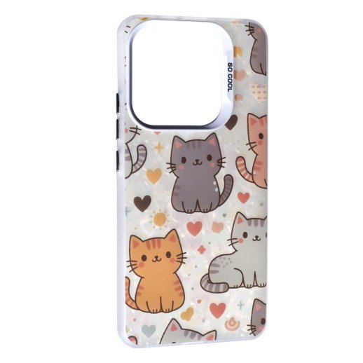 Накладка Soft Milky для Xiaomi Redmi Note 14 (4G) (UA/EUROPE) Cats