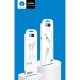 Кабель USB WUW X191 USB - Type-C 2A БІЛИЙ (500)