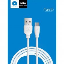 Кабель USB WUW X191 USB - Type-C 2A БІЛИЙ (500)