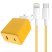 Мережевий зарядний пристрій WUW T78 TYPE-C + USB PD 20W + USB КАБЕЛЬ TYPE-C - LIGHTNING
