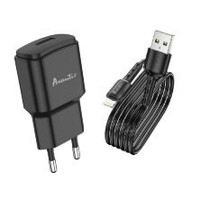 Мережевий Зарядний Пристрій Avantis A480 1USB Lightning Black