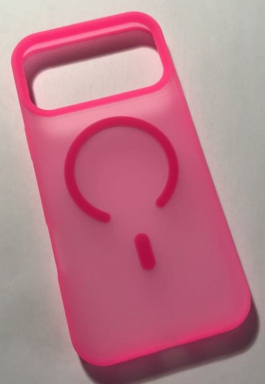 Чехол Silicone and Plastic Matte Nofelet for Apple Iphone 17 Pro with Magsafe