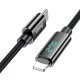 USB-C кабель HOCO U125 Type-C - Lightning чорний