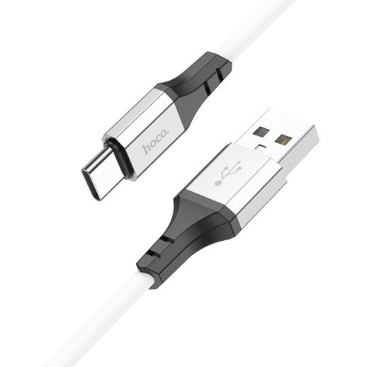 USB кабель HOCO X86 USB - Type-C, 1 метр, білий