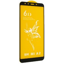Захисне скло 6D PREMIUM XIAOMI MI A2 | 6X ЧЁРНЫЙ