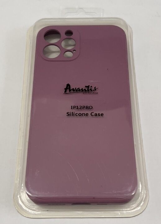 Avantis Full Silicone Case Apple Iphone 12 Pro (camera protect) Lilac pride