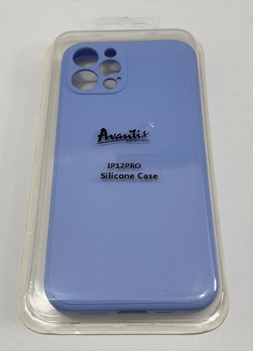 Avantis Full Silicone Case Apple Iphone 12 Pro (camera protect) Lilac pride