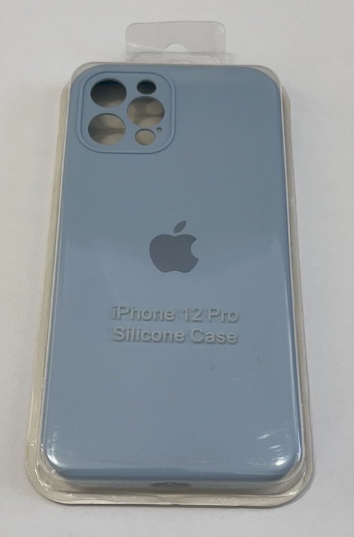 Чохол Silicone Case Copy Apple iPhone 12 Pro Square Blue, 11