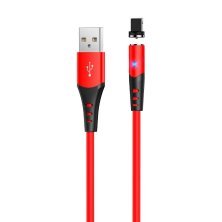 USB кабель HOCO X60 USB - Lightning 2.4A 1 метр, червоний