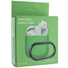 Чохол для Apple AirPods 2 з карабіном з'єднаний spearmint
