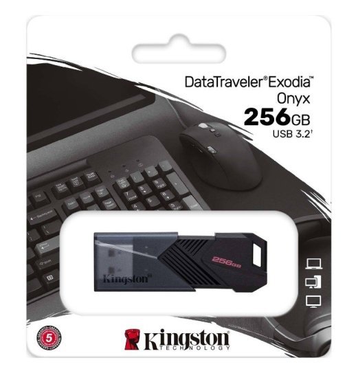 USB флеш 256GB KINGSTON DT EXODIA ONYX 3.2 BLACK