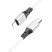 USB-C кабель HOCO X86 Type-C - Lightning, 1 метр, білий
