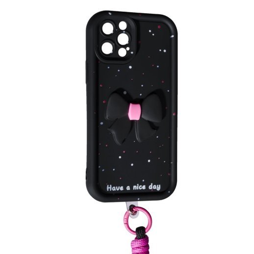 Чохол Lucky Bow Case для Apple iPhone 15 Pro Max Black