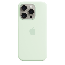 Silicone Case Original With MagSafe and Splash Apple iPhone 15 Pro Max Sunny Color