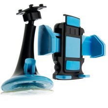 Автомобільний тримач 12HD58 на лобове скло СИНІЙ