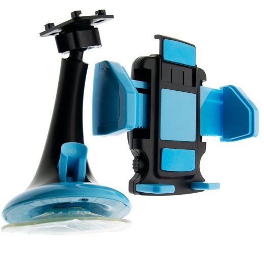 Автомобільний тримач 12HD58 на лобове скло СИНІЙ