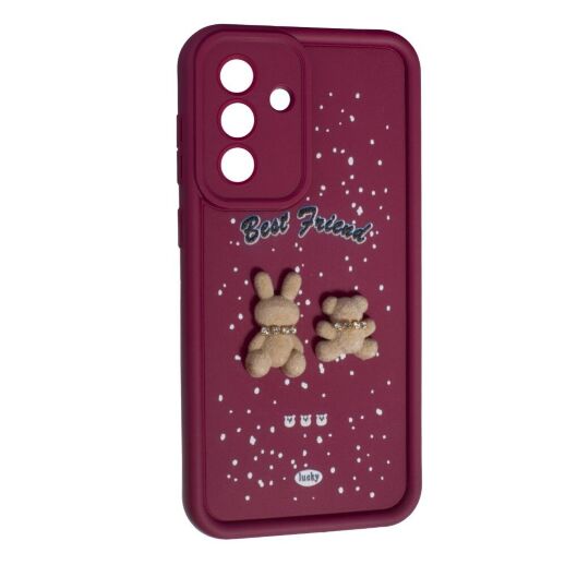 Силікон Best Friend для Samsung A56 Bordo