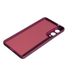 Силікон Case SMTT (AA) для Samsung S25 Edge Bordo