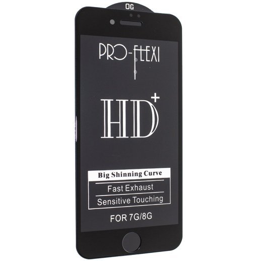 Захисне скло PRO-FLEXI HD+ APPLE IPHONE 7 | 8 ЧОРНИЙ