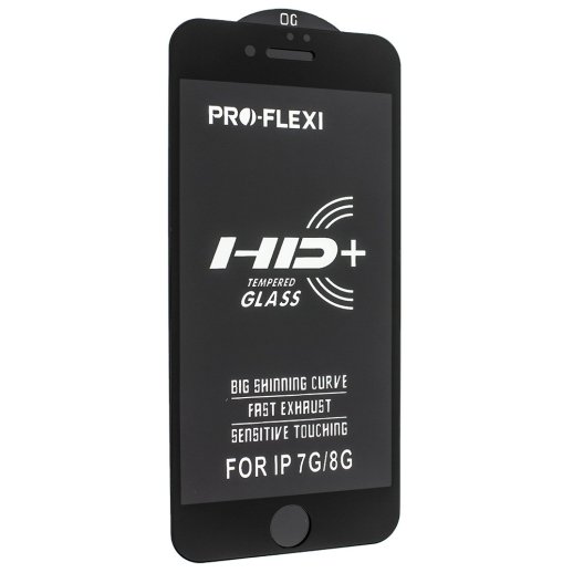 Захисне скло PRO-FLEXI HD+ APPLE IPHONE 7 | 8 ЧОРНИЙ
