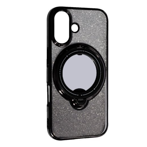 Накладка TPU With Stand для Apple iPhone 16 Black