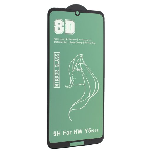 Захисне скло 8D MIRROR HUAWEI Y5 2019