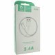 Кабель USB Denmen D22T USB - Type-C (2,4A)