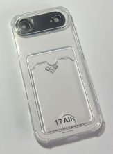 Case Clear Card Holder for Apple Iphone 17 Air