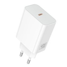 Сетевое зарядное устройство HOCO C162A TYPE-C PD 40W, белый