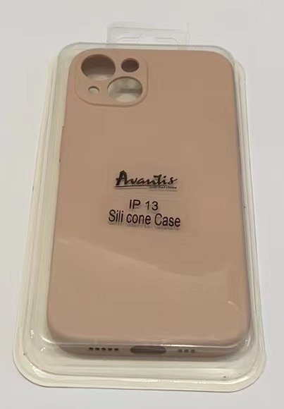 Avantis Full Silicone Case Apple Iphone 13 Pink Sand
